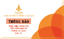 Thông báo về việc tiếp dân định kỳ tháng 7/2022 (lần 1) tại Công ty Thuốc lá Sài Gòn