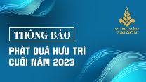Thông báo phát quà cho CB.CNV hưu trí Công ty Thuốc lá Sài Gòn cuối năm 2023